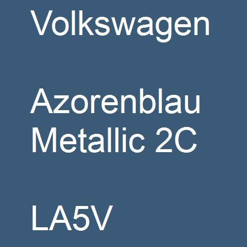 Volkswagen, Azorenblau Metallic 2C, LA5V.